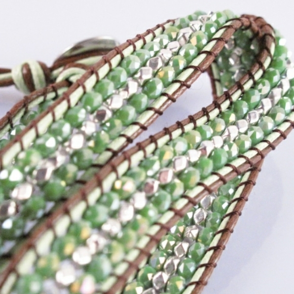 NEW Handmade Katie Soleil 2 Wrap Bracelet Choker - Picture 2 of 3